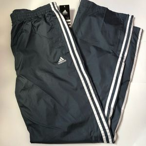 NWT Adidas Kids Windbreaker Pants Size Kids XL